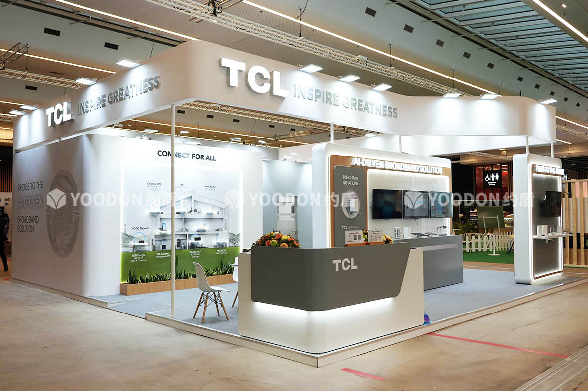 TCL_法國展臺(tái)搭建