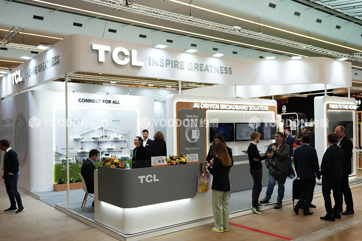 TCL_法國展臺(tái)搭建