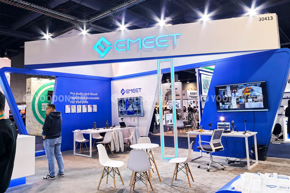 EMEET_美國展臺搭建
