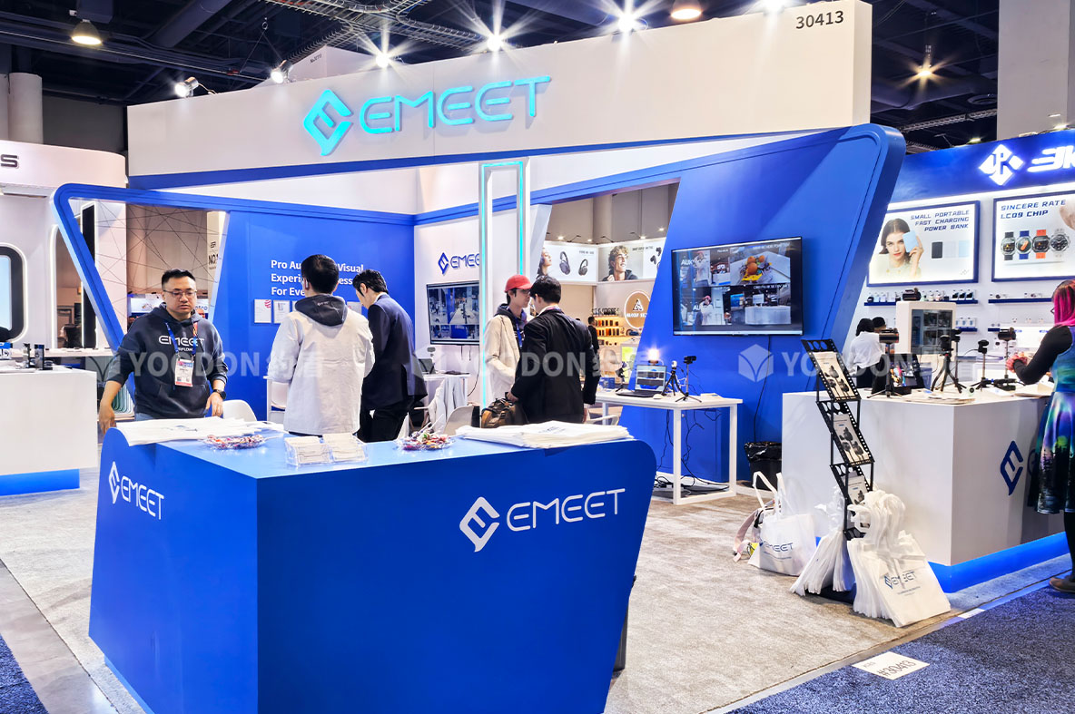 EMEET_美國展臺搭建
